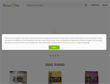 Tablet Screenshot of nurturedpaws.com